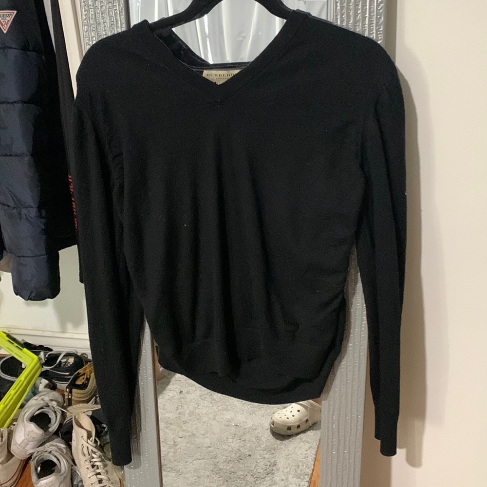 Black Burberry long sleeve